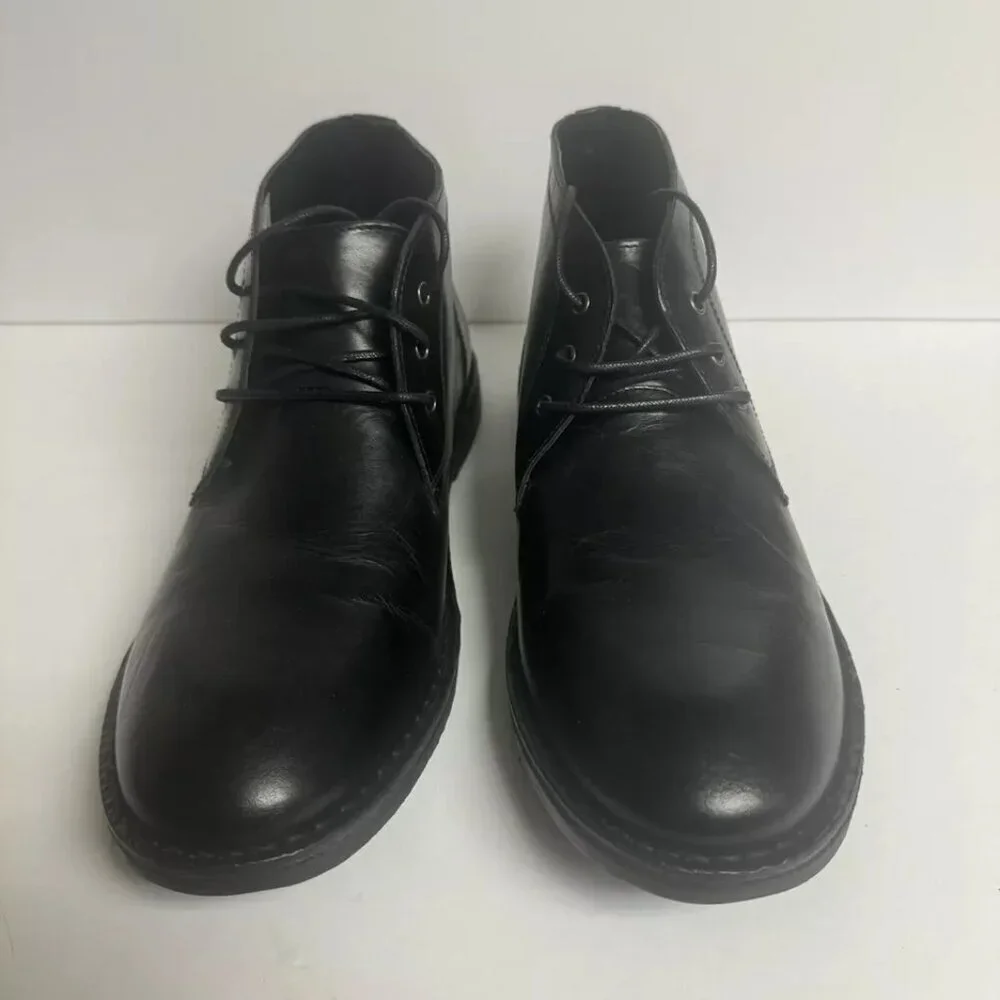 Crown Vintage Mens Casper Chukka Boot Black Size 11 M